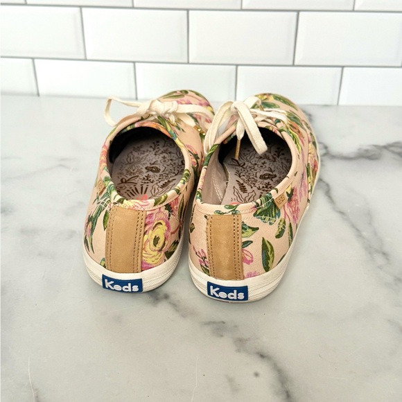 Keds x Rifle Paper Co Women's Peach Floral Sneaker - Picture 6 of 9